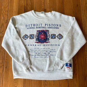 Vintage Detroit Pistons Nutmeg Crewneck Sweater (L)